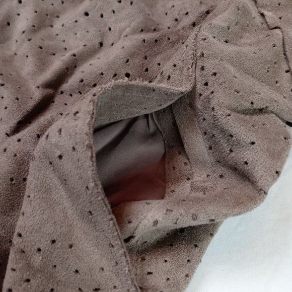 BCBG MAXAZRIA WOMEN SZ S ZIP FRONT DESIMETRICO 3/4 SLEEVE HOLE PUNCHED FABRIC - Picture 10 of 16